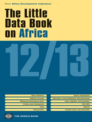 cover image of The Little Data Book on Africa 2012/2013
